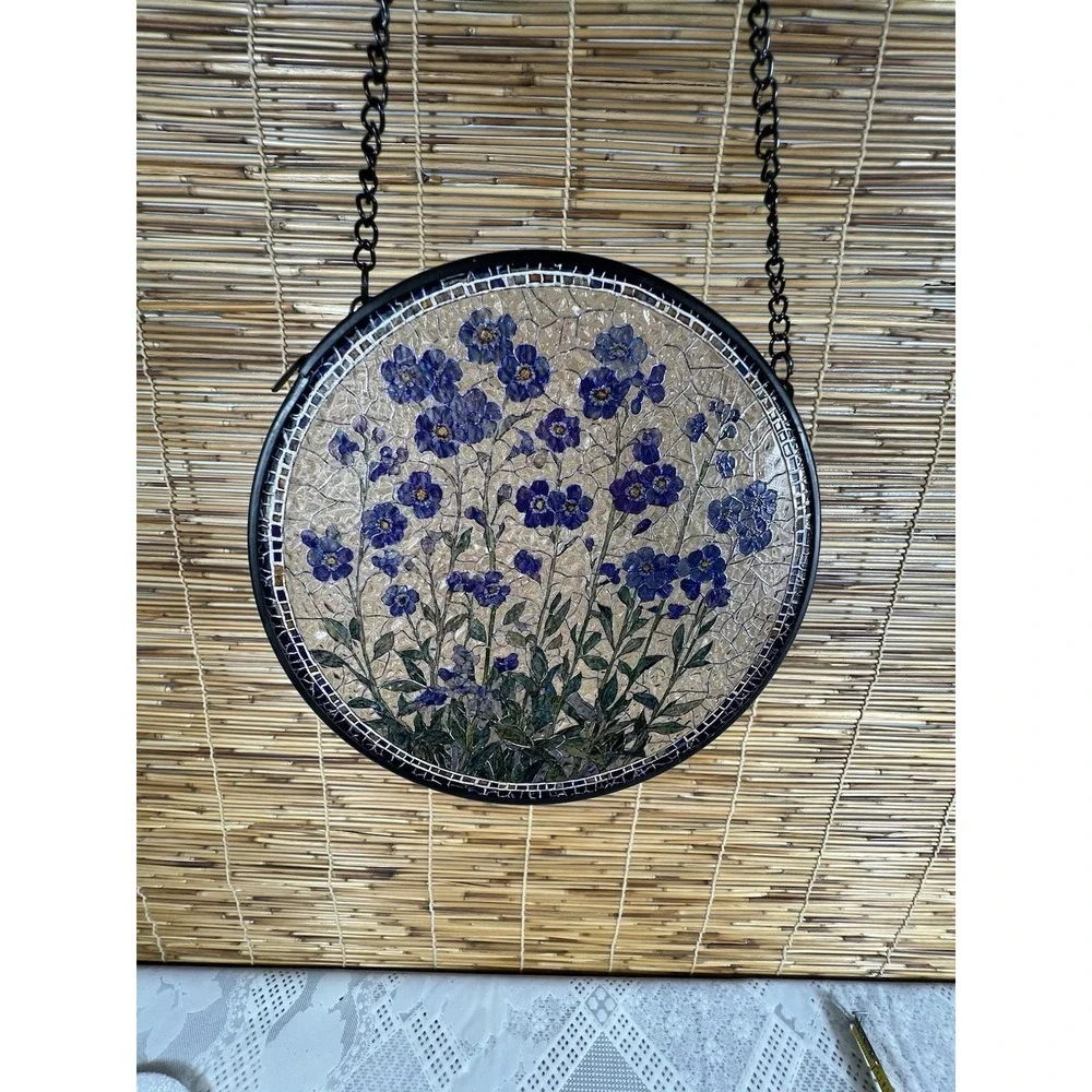 Forget -me-not Flower Pendant Lovers ( Blue 6.3 Inch )